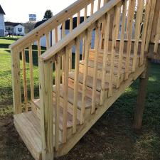Back Deck Stair Replacement Project in Sterling, KY